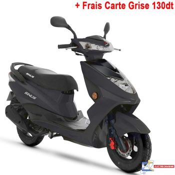 SCOOTER ZIMOTA SINUS 124CC - NOIR MATT