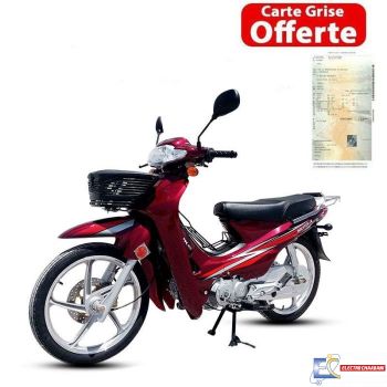 Motocycle SENKE SK 110 107 cm³ - Rouge - Carte Grise Offerte