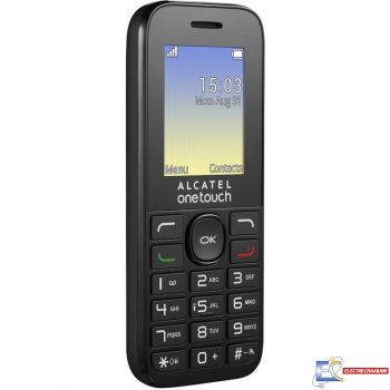 Téléphone Portable Alcatel 1016D Noir - Double SIM - Noir