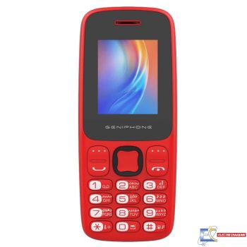 Téléphone Portable GENIPHONE A2 Mini - Rouge