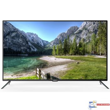 Téléviseur VEGA 55" Smart Android 4K QHD LED - Wifi - Noir