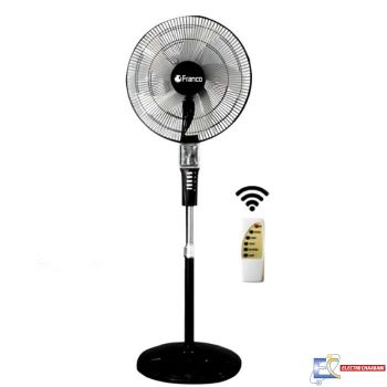 Ventilateur Sur Pieds FRANCO FR901 75W Avec Commande - Noir