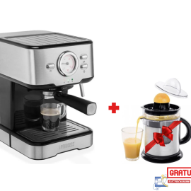 Cafetière expresso princess 249412 1100w - inox+ presse agrumes duo inox gratuite