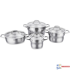 Set De Cuisine Korkmaz Estima A1957 8 Pièces Inox