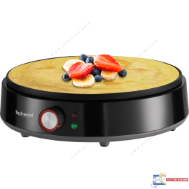 Crêpière Électrique TECHWOOD TCP-166 - 1200W - Blanc