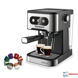 Machine Expresso TECHWOOD TCA-156EXN 1.5L - 1350W - Noir