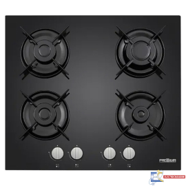 Plaque De Cuisson Encastrable Premium AP1640.BS03 4 Feux 60Cm - Noir