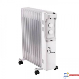 Radiateur Bain d'Huile COALA BH2000 9 Éléments 2000W - Blanc