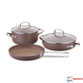 Set de 5 Pièces Korkmaz Browni A2899 Marron