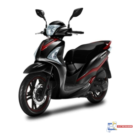 SCOOTER SYM SYMPHONY ST 125 - 125 CC - NOIR / ROUGE