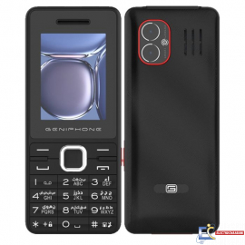 Téléphone Portable GENIPHONE A33 - Noir&Rouge